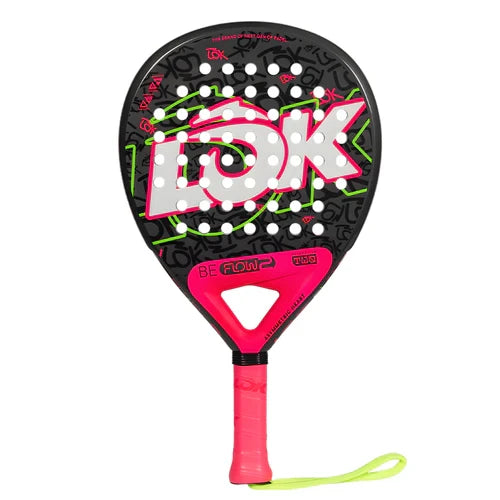 LOK Be Flow Gen 2 Padel Racket 2026, Pink Green