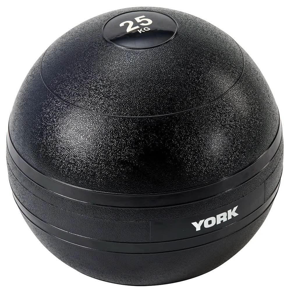 York Slam Ball, SBL023, Black - 3 KG to 25 KG, Sold as Piece
