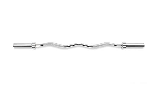 Ziva Olympic Chrome Ez Curl Bar 1.2M