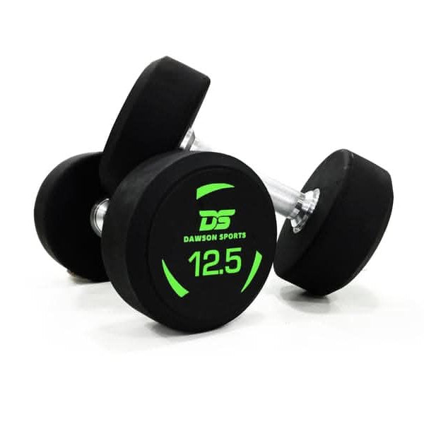 DS Rubber Dumbbells - 12.5kg
