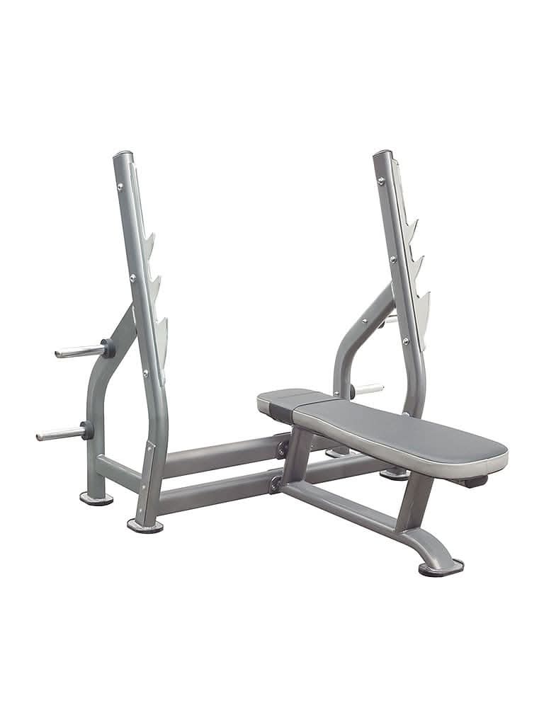 Impulse Fitness, Flat Bench, It7014, Silver & Black