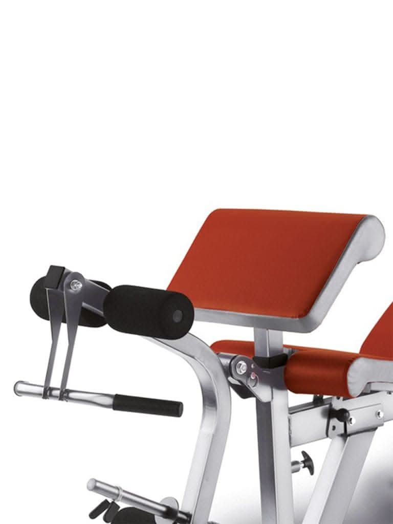 BH Fitness, Multi Position Free Weight Bench Optima Press, G330, Red & Silver