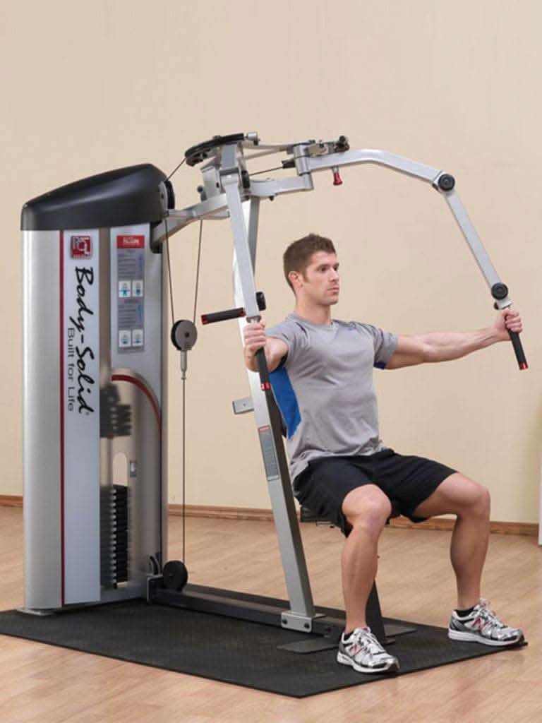 Body-Solid PC2 Pec Fly & Rear Delt Machine with 160lb Stack | Chest & Shoulder Trainer