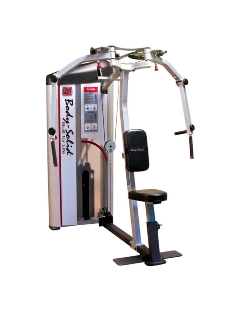 Body-Solid PC2 Pec Fly & Rear Delt Machine with 160lb Stack | Chest & Shoulder Trainer