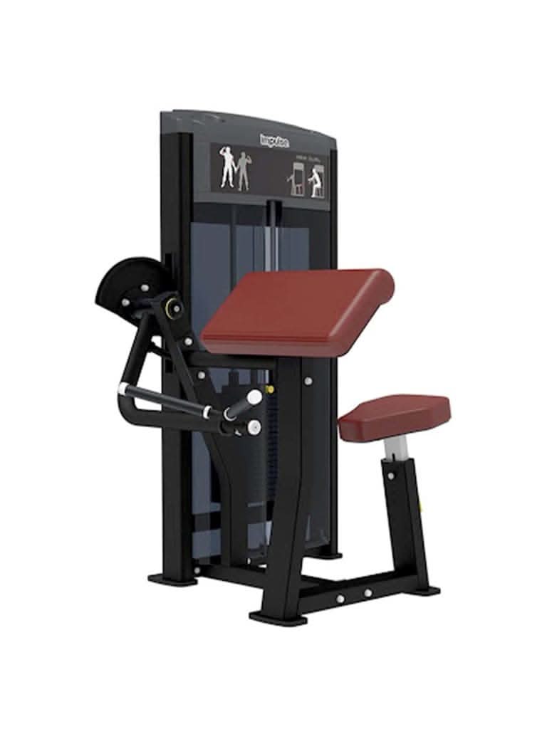 Impulse Fitness IF9303 Biceps Curl – Seated Arm Curl Workout Machine (Black)