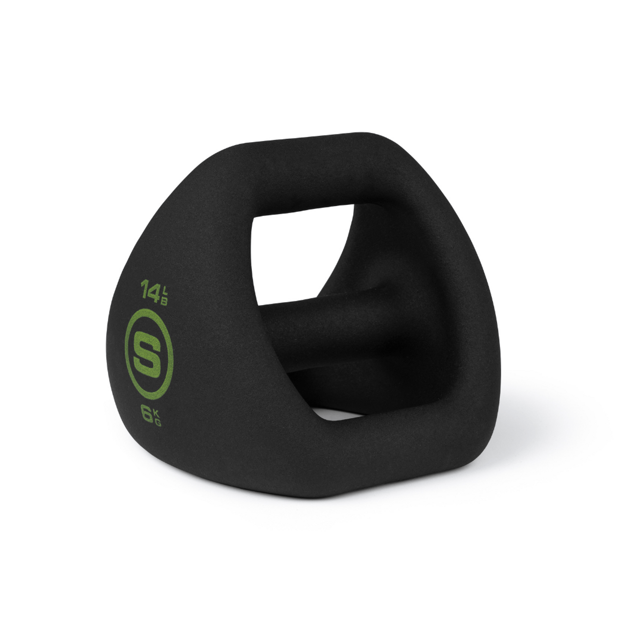 YBelleo 4-in-1 Weight Set, Kettlebell, Dumbbell, Double Grip Med Ball & Push-Up Stand S - 6 KG
