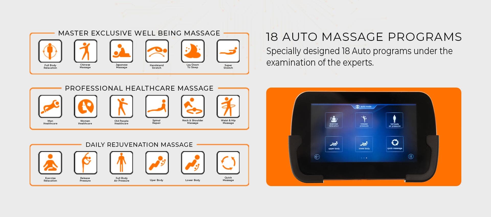 Zero HealthCare U-Space Massage Chair