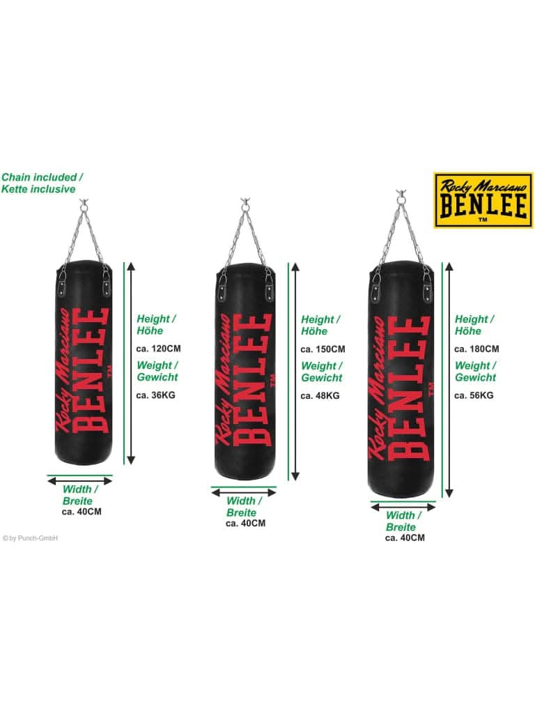Benlee Donato Boxing Bag | 199178/1000 | Black | 150 cm