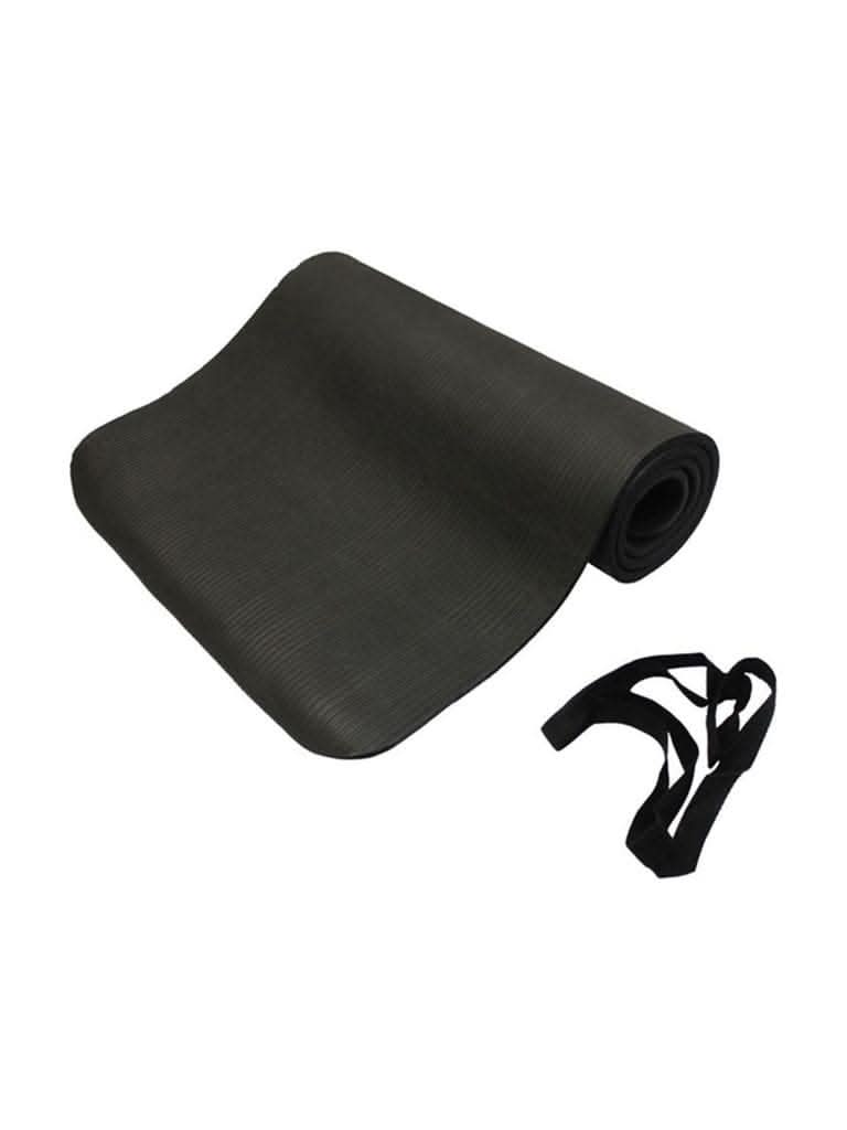 York, Fitness Workout Stretch Mat, 60228, Black