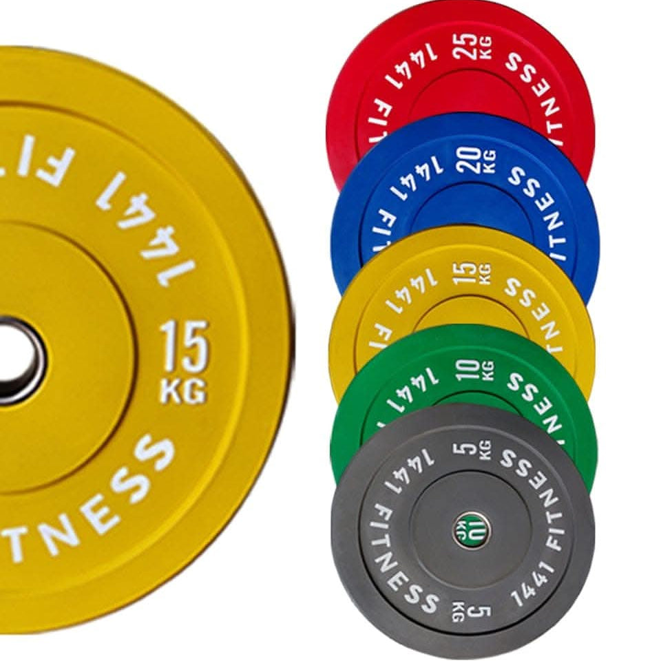 1441 Fitness Color Bumper Plates 5 Kg to 25 Kg