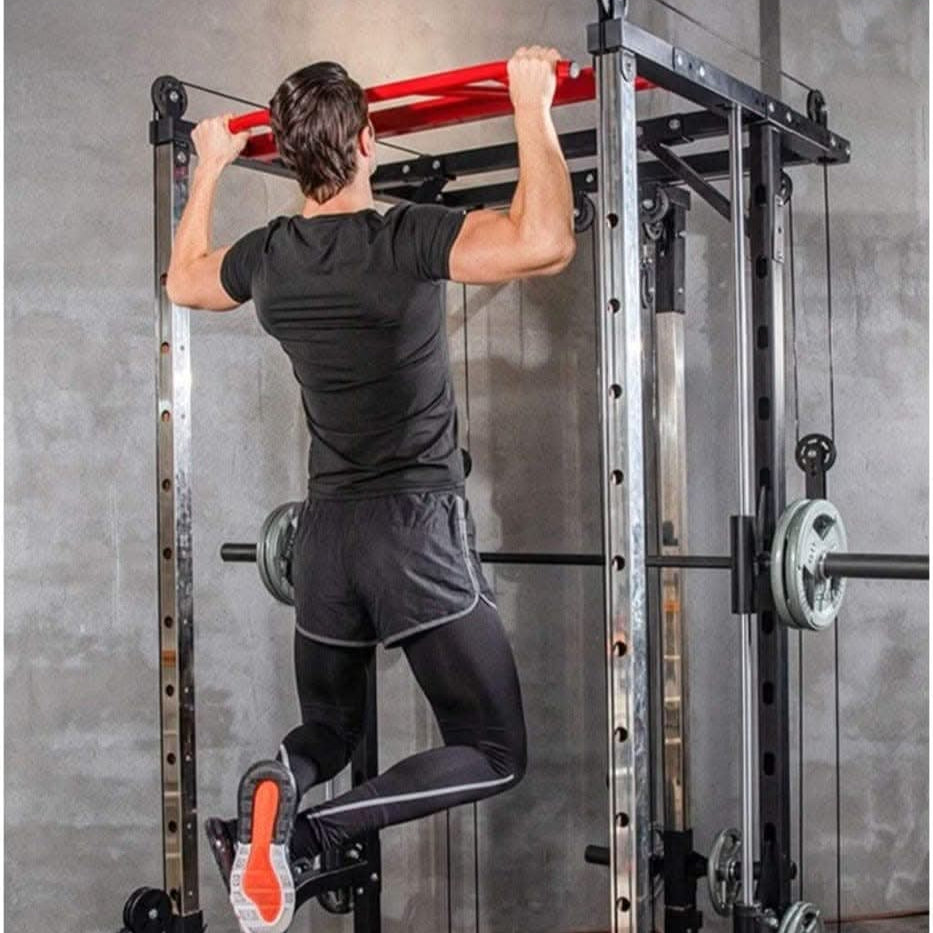 1441 Fitness Heavy Duty Smith Machine with Cable Crossover & Squat Rack - J009
