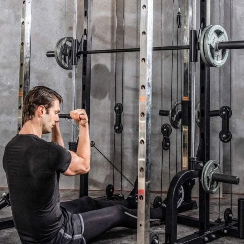 1441 Fitness Heavy Duty Smith Machine with Cable Crossover & Squat Rack - J009