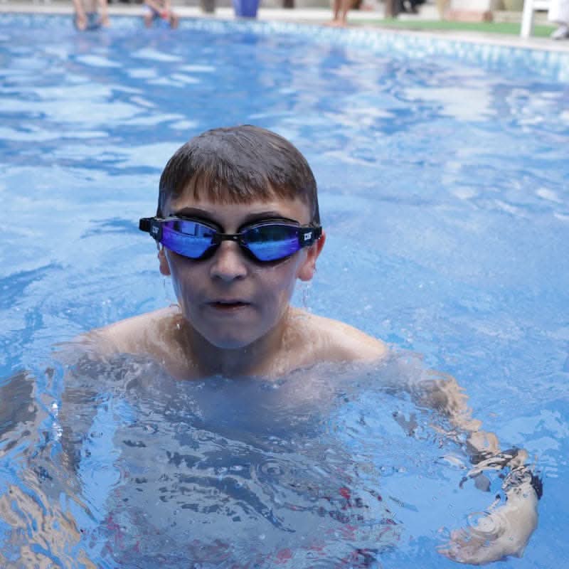DS Performance Swimming Goggles - Black/Pink