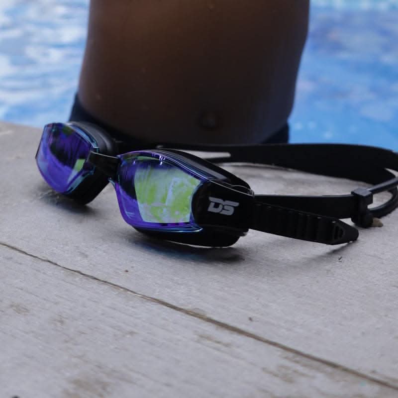 DS Performance Swimming Goggles - Black/Blue