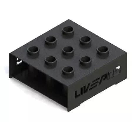 Liveup, Olympic Barbell Shelf, Lp8874, Black