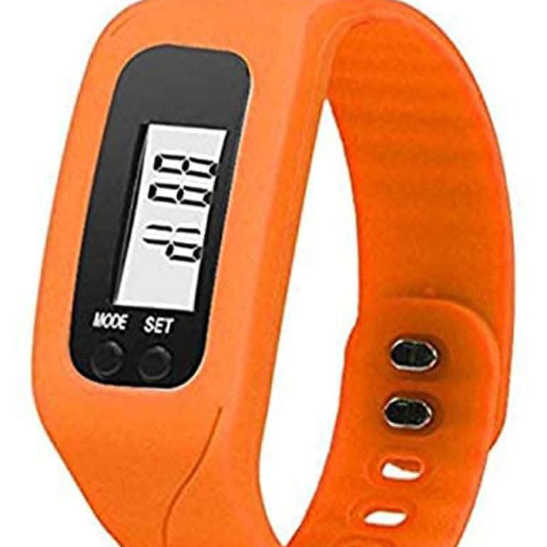Liveup, 3D Sensor Pedometer Wrist Watch, Ls3348, Orange