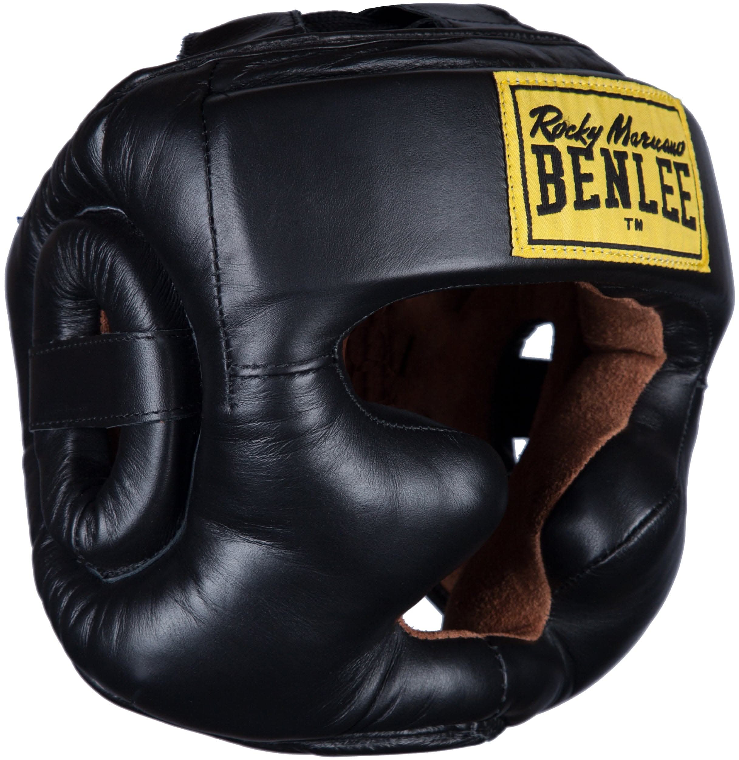 Benlee Boxing Helmet, Full Face Head Protection, 197016/1000, Black, L/XL