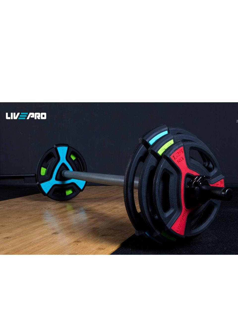 LivePro Studio Polyurethane Barbell Set - Athletix.ae