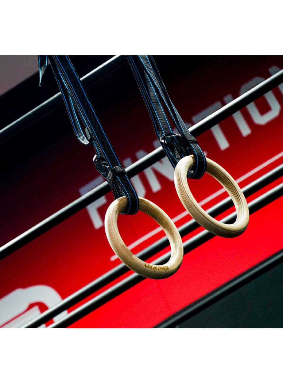 LivePro Wooden Gym Ring for Gymnastic and Crossfit training - Athletix.ae