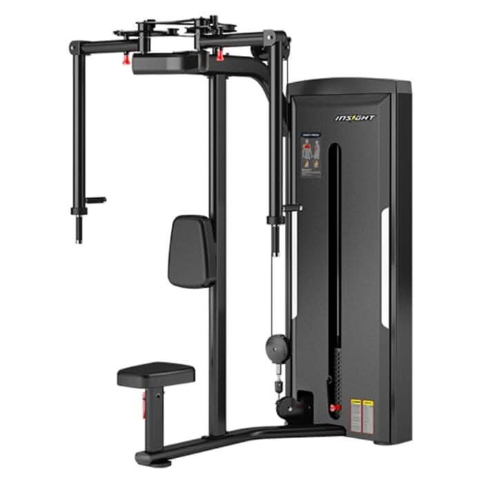 Insight Fitness Pec Fly & Rear Delt Machine SA003 – Black | Chest & Shoulder Workout Equipment