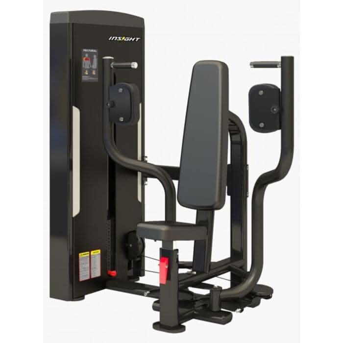 Insight Fitness Pectoral Machine SA002 – Black | Chest Fly Strength Trainer
