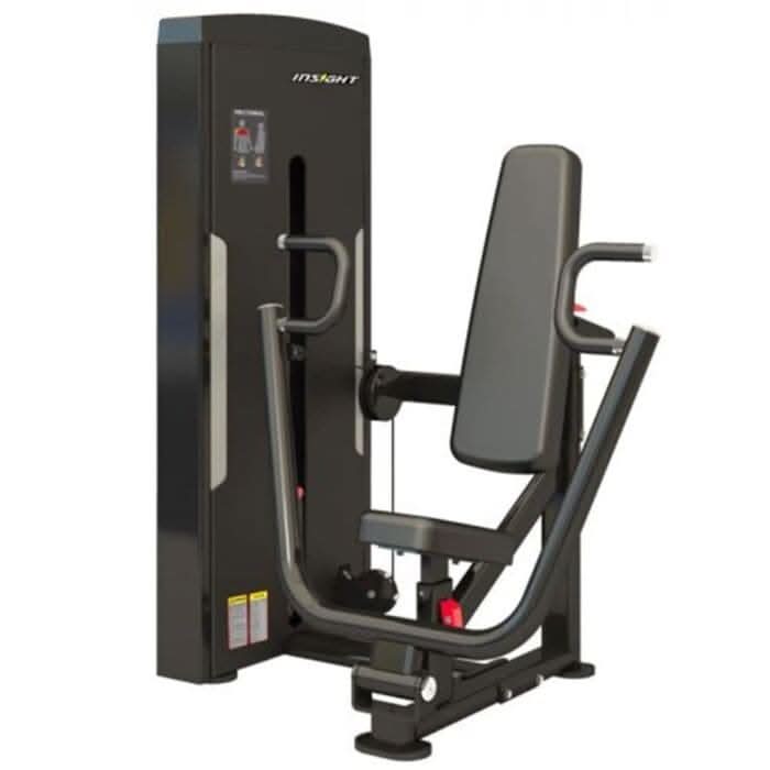 Insight Fitness Chest Press Machine SA001 – Black | Upper Body Gym Equipment