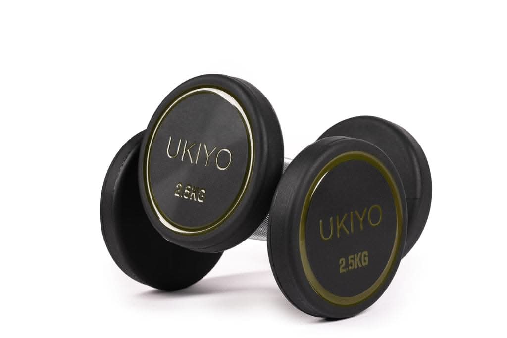Ukiyo Premium Round Dumbbells, Sold as Pair