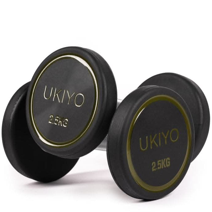 Ukiyo Premium Round Dumbbells, Sold as Pair