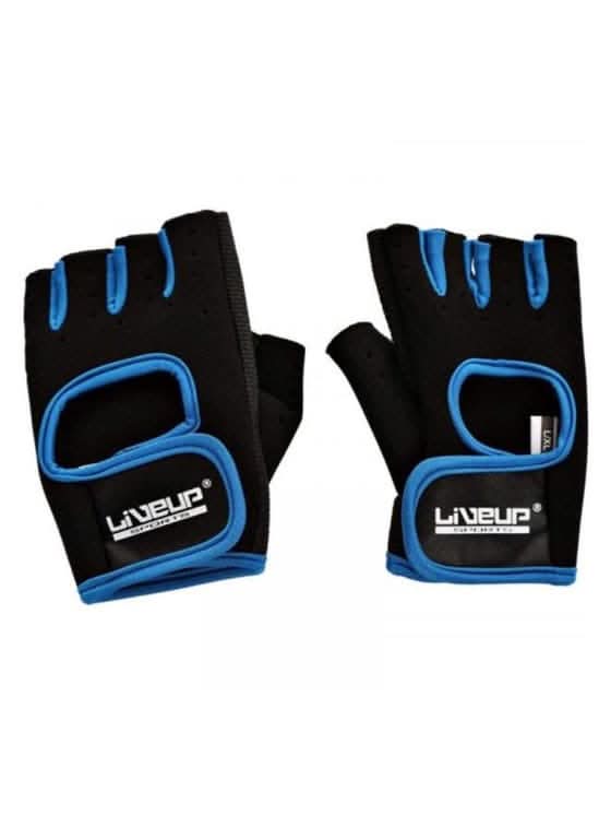 Liveup, Training Gloves, Ls3077, Black & Blue