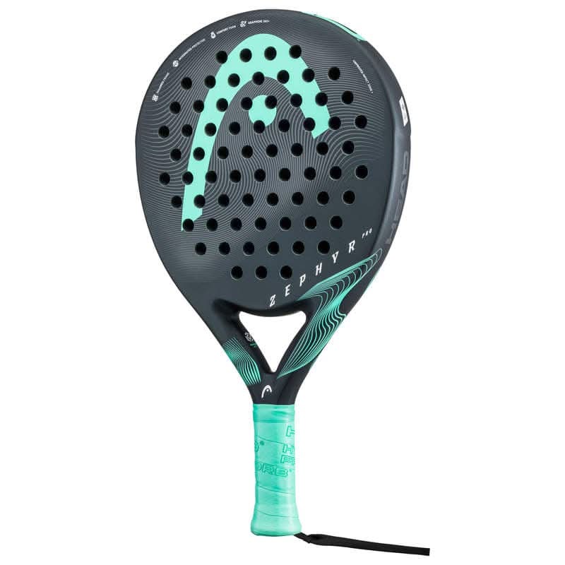 HEAD Zephyr Pro Padel Racket ('23) Black Teal