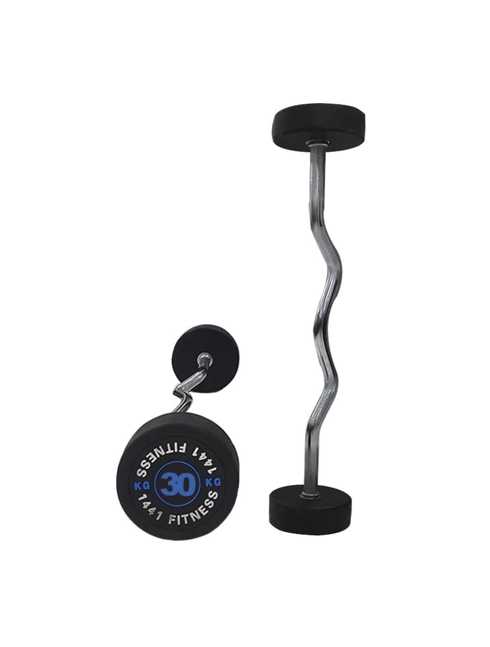 1441 Fitness Fixed Curl Barbell Weight - 10 kg - 50 kg 30kg
