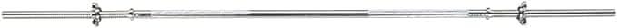 York, Bar Spinlock Bar W/Collars 182Cm, 6038, Silver