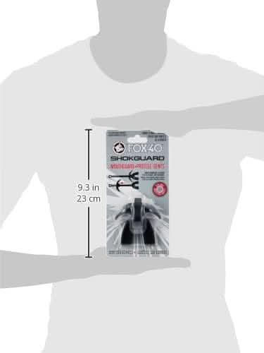 Fox 40, Shokguard Pro Lip Mouthguard Free Size 5916-0000, Black