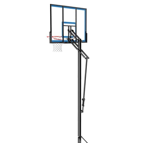 Spalding Gametime 48" Polycarbonate Portable Basketball Hoop – Adjustable Outdoor System