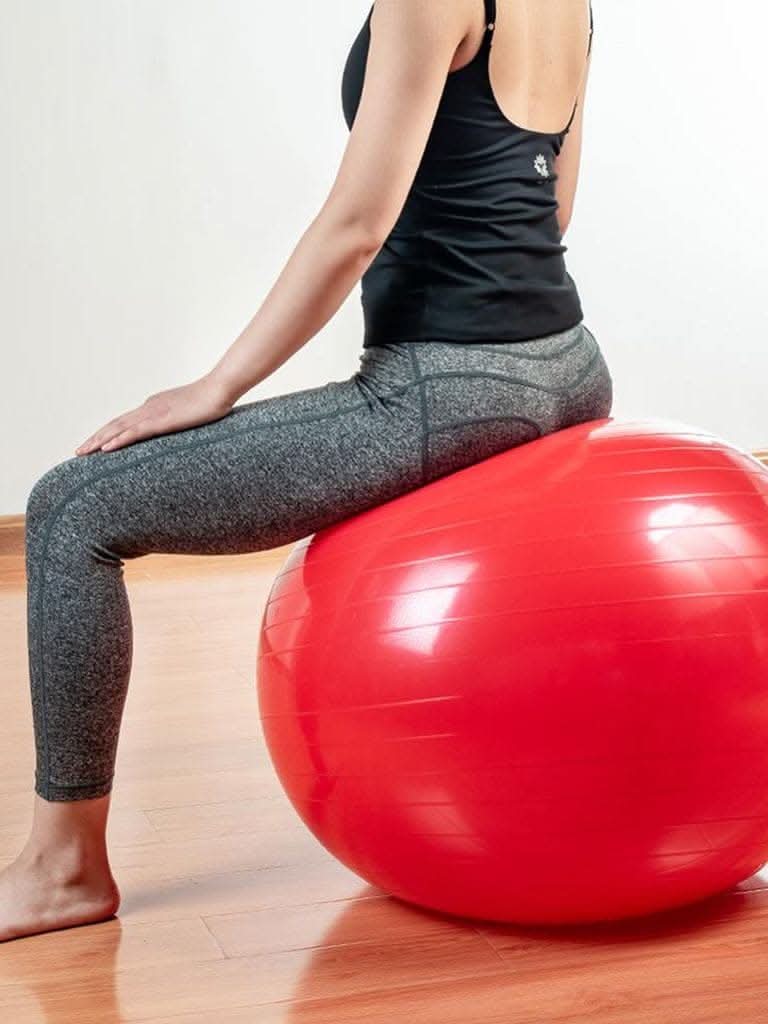 Liveup, Stability Ball Without Pump, Ir97446, Red