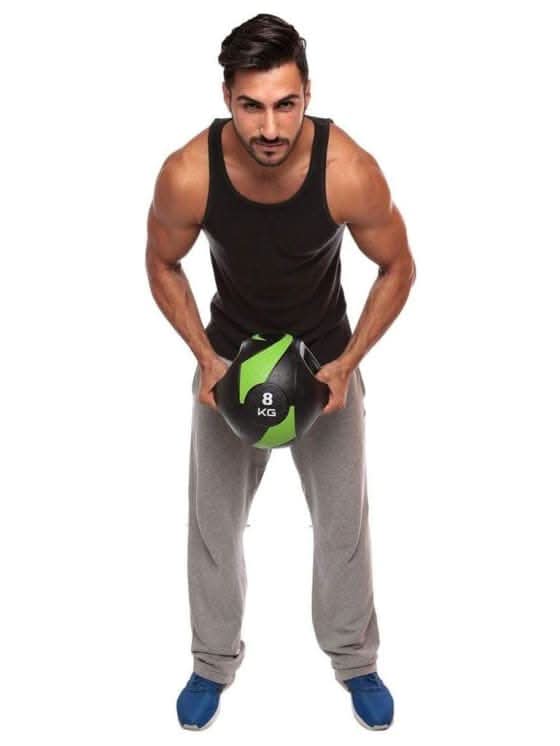Liveup, Medicine Ball With Grips, Ls3007A