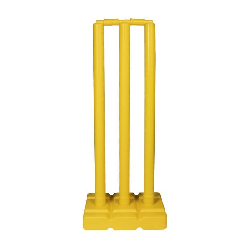 DS Plastic Cricket Stump Set with Base and Bails