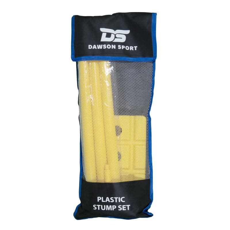 DS Plastic Cricket Stump Set with Base and Bails