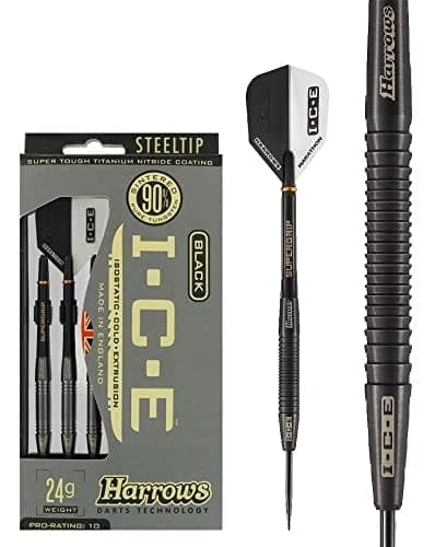 Harrows Black Ice 90% Darts B711 - Size 24 Grms - Athletix.ae