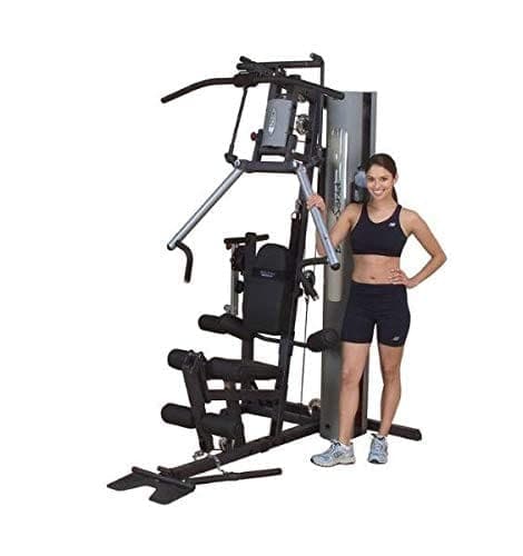 Body Solid G2B Advanced Gym With Bi-Angular Press Arm, Grey/Black - Athletix.ae