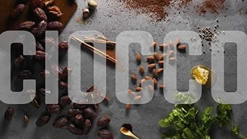 Veloforte Ciocco Energy Bar - Dates, Almonds and Cocoa - 9 count x 62g - 5gr plant protein, 40gr Carbs, Rich in Dual source Carbohydrates, 100% Natural, Vegetarian, Gluten Free
