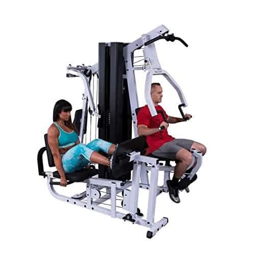 Body Solid Prestige Gym System with Leg Press, Grey/Black, EXM3000LPS