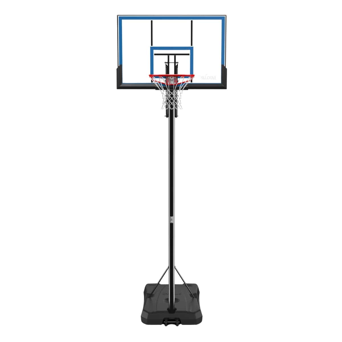Spalding Gametime 48" Polycarbonate Portable Basketball Hoop – Adjustable Outdoor System