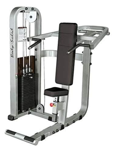 Body-Solid Shoulder Press Machine 4SSP800/2 – Grey/Black | Upper Body Strength Trainer