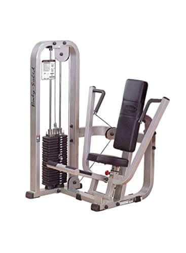 Body-Solid Selectorized Chest Press Machine SBP100/3 – Grey/Black | Upper Body Gym Equipment