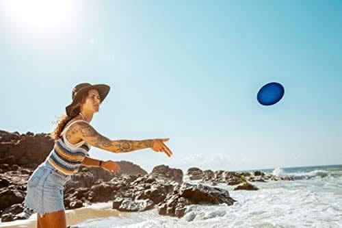 Waboba Wingman-Foldable Silicone Disc-Fly Straight and Far, Perfect for Kids and Adults, Model-Wave Compass
