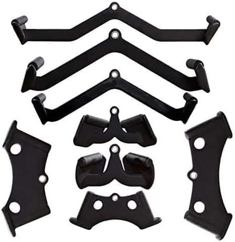 MF 8-Piece LAT Pulldown Cable Machine Attachments for Back, Biceps, Triceps