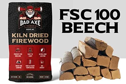 Bad Axe Firewood - Beech 40L Bag Approx 15kg