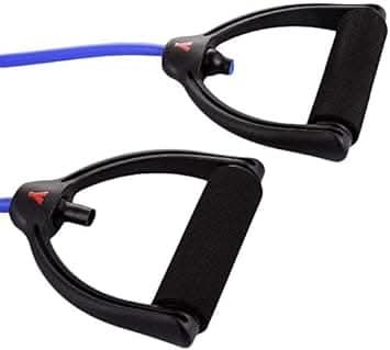 York, Resistance Tube Level 2 Firm Grip Handle, Blue/Black