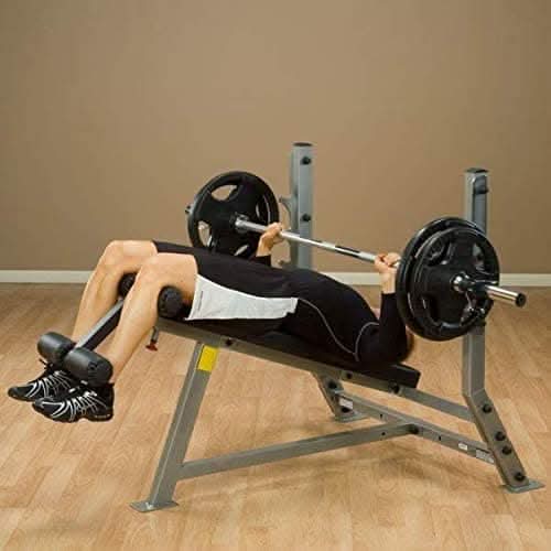Body Solid Fixed Decline Bench, Grey/Black, Sdb51 / Sdb351G